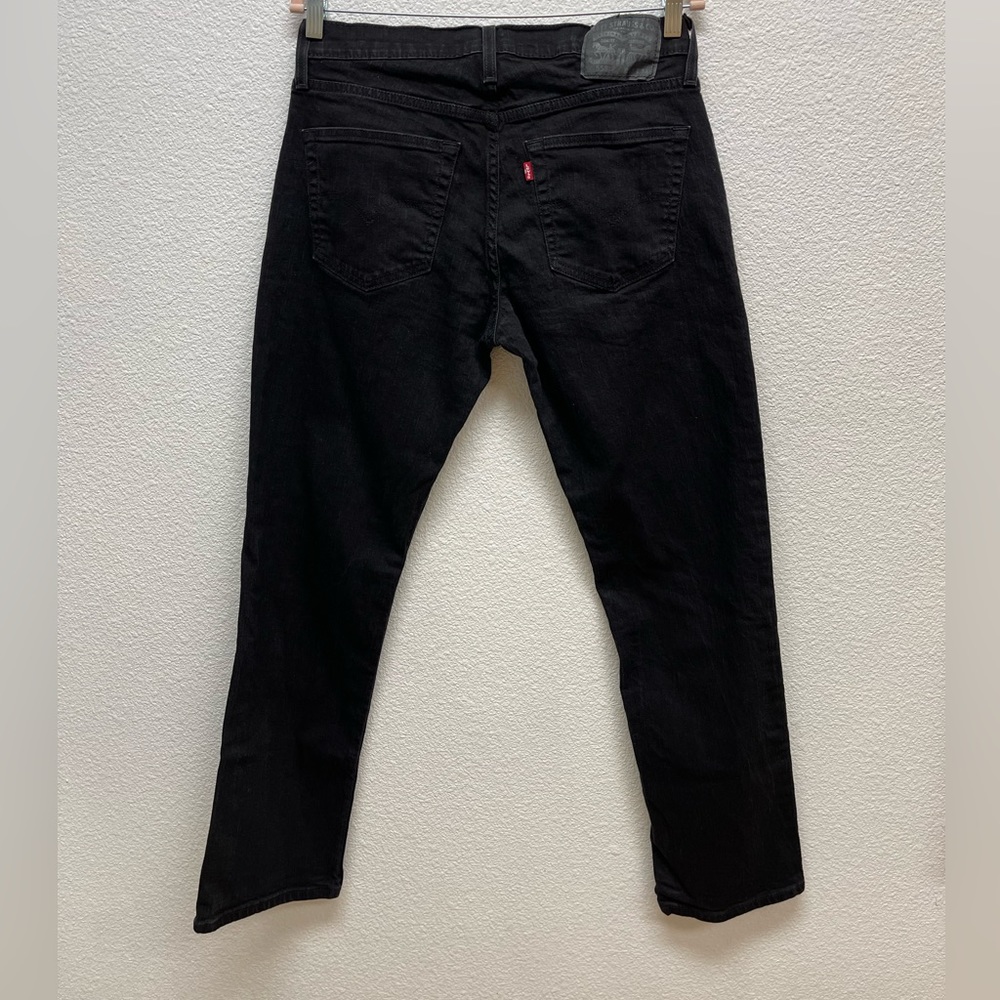 Men’s Levi Strauss. Black Denim Jeans.  Sz 33/34